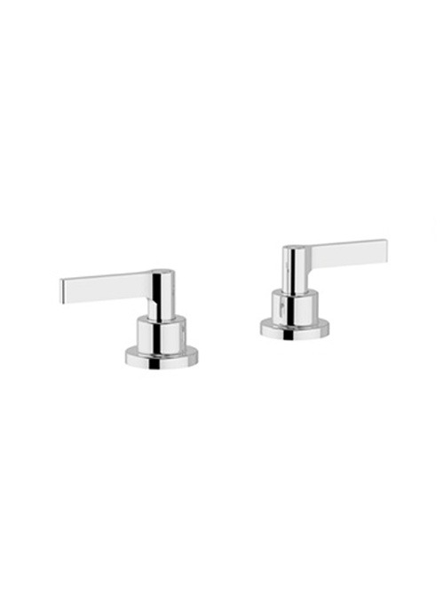 LAYLA Pair 1/2” deck bath valves – lever handle
